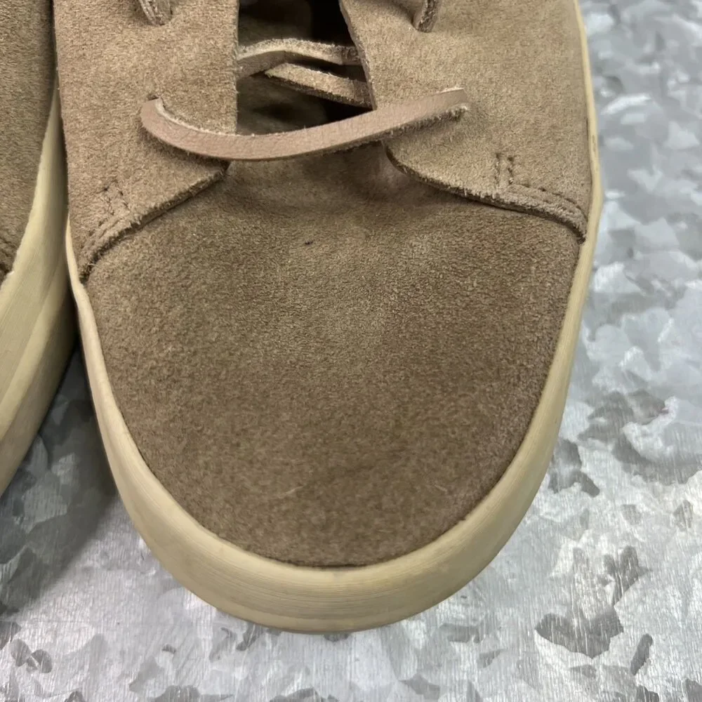 Vince Men's Copeland Suede Sneaker Beige 10 Casual Minimalist Quiet Luxury